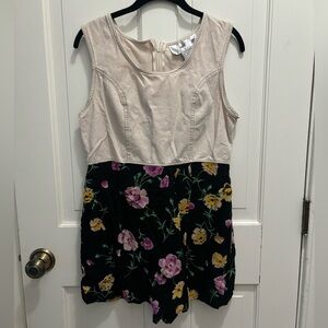 Vintage Louise Paris romper skort M